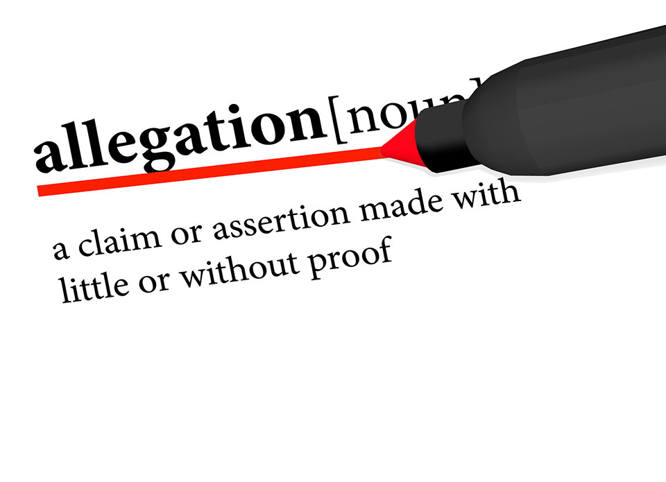 False Allegation